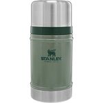 STANLEY Classic Stainless Steel Vacuum Insulated Food Jar, Hammertone Green, 24 OZ / 0.71 L