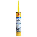 SIKA Sikaflex 1C SL 29 fl oz Limestone - Concrete Expansion Joint Filler, Self-Leveling Polyurethane Sealant for Durable, Waterproof Concrete Repair for Driveways, Sidewalks & Industrial Use