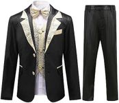 SWOTGdoby Boys Slim Fit Suits 4 Pie