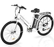 EVERCROSS EK8M 500W Electric Bike for Adults, 26'' Electric Bicycle with 36V 12Ah Battery, 32KM/H &35-90KM Range, Digital LCD Display E-Bike