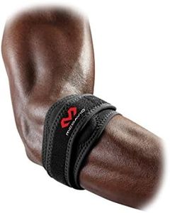 McDavid Tennis Pickleball Elbow Brace for Men & Women, Tendonitis Elbow Brace & Strap Golfers Elbow Brace Counterforce Band for Tendon Pain Relief & Support for Forearm