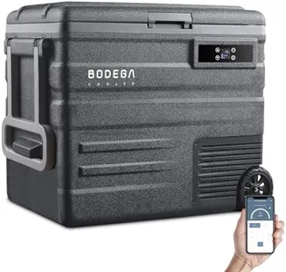 BODEGACOOLER 12 Volt Car Refrigerator,68Quart(65L) Camping Fridge,RV Portable Freezer Single Zone,WiFi APP Control,-4℉-68℉ Car Cooler,12/24V DC and 100-240V AC,for Travel,Truck,Outdoor,Vehicles