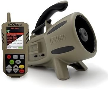 Icotec Atom | Electronic Predator Call | 300 Yard Remote Range | 200 Sounds Included | Coyote, Fox, Crow, Hog Hunting Call