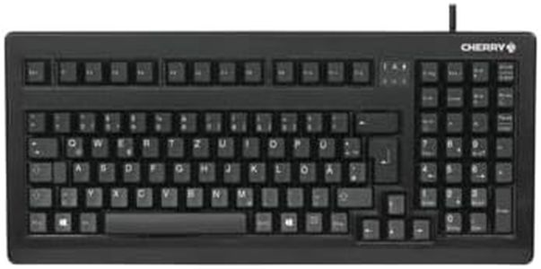 CHERRY G80-1800 Compact Keyboard - MX Switch - Black - 104 Keys