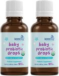 Lovebug Award Winning USDA Organic Probiotic for Infants & Babies 0-12 Months | Helps w/Colic, Reflux, Diarrhea, Constipation & Gas | Multi-Strain 5 Billion CFU | Liquid Drops (60 Days Supply)