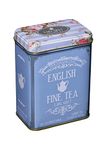 New English Teas Floral Tea Tin containing 125g loose-leaf Earl Grey tea