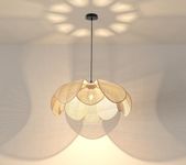 LMLAITE Boho Chandelier, Rustic Hem