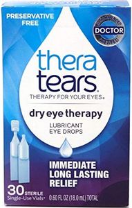 TheraTears Dry Eye Therapy Lubricant Eye Drops Single-Use 30 Each (Pack of 12)
