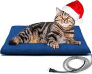 Kiroto Outdoor Heating Pad for Cats, Pet Heating Pad for Cats Outside, Waterproof Cat Warming Pad, Heated Cat Bed Safe Electric Heating Pad for Cat House, Feral Cat Heating Pad,Dog Hosue Pads,20"x16"