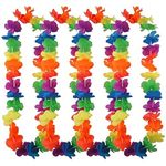 Xinga Bunga Hawaiian Garland (Multicolour) Pack of 6pcs