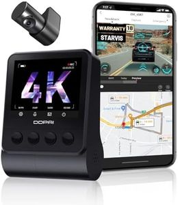 DDPAI Z50 Dual Channel 4K Dash Cam for Car with STARVIS IMX415 Sensor | ADAS | Night Vision | 2.3" LCD | 8MP UHD Front Camera, 3MP FHD Rear| App |Built-in GPS Route Recorder |Wi-Fi, Mic
