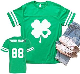 Personalized Men Jersey St Patrick's Day T Shirts - Saint Pattys Tee & Irish Outfits