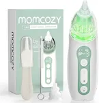 Momcozy Baby Nasal Aspirator, 3 Suction Levels Electric Nasal Aspirator for Baby, Newborn and Toddler, Portable Baby Nose Aspirator with Light Soothing and Music