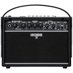 BOSS Katana-Mini X | Powerful 10-Watt Mini Amplifier for Electric, Acoustic & Bass | Tube Logic Design | Custom 5” Speaker | Versatile Sounds & Dual Effects | Bluetooth | Built-in Rechargeable Battery