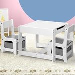 Oikiture Kids Table Set Table and C