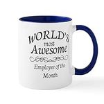 CafePress Employee of The Month Mug 11 oz (325 ml) Ceramic Coffee Mug