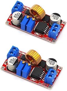 JZK 2x XL4015 5A DC-DC Convertidor reductor ajustable 4-38V a 1.25-36V alta potencia módulo controlador corriente constante LED DC a DC XL4015E1 Módulo regulador voltaje fuente alimentación