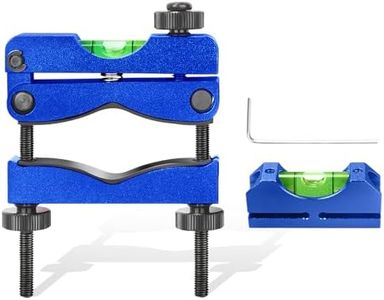 CXFDDV Scope Level Kit - Scope Leveling Kit, High Precision Scope Bubble Level, Magnetic Universal Leveling Tool Blue