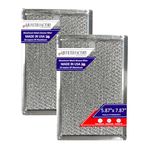 2 Pack Air Filter Factory Compatible Replacement for Sharp PFILB002MRFO Microwave Oven Aluminum Grease Filters