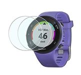 M.G.R.J® Tempered Glass Screen Protector for Garmin Forerunner 55/45 / 45s Smartwatch (Pack of 2)