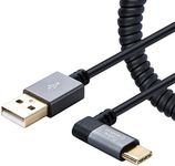 CableCreation Coiled USB A to C Cab