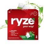 RYZE Nicotine Gum 2mg | Pack of 15 (135 gums) | Pudina Punch | Freedom from Smoking & Tobacco | Easy on Throat | WHO & FDA Approved | Sugar Free | Teeth Whitening