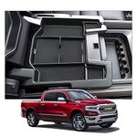 CDEFG Compatible with Dodge RAM 1500 2019-2021 2022 Car Centre Console Armrest Collection Tray Car Multifunctional Storage Box Organiser Interior Accessories