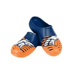 FOCO men's NFL Team Garden Water Sandals Shoes Slipper Clogs, Colorblock Big Logo, 7-8