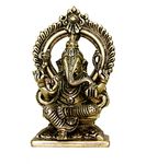 eSplanade Brass Ganesh Ganesha Ganpati Vinayak Showpiece | Murti Idol Statue Sculpture - 5.75" Inches