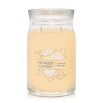 Yankee Candle Vanilla Cupcake Scented, Signature 20oz Large Jar 2-Wick Candle, Over 60 Hours of Burn Time