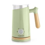 Starument Electric Milk Steamer & Frother - Automatic Foamer & Heater for Coffee Drinks - 4 Settings for Cold, Airy, Dense Foam & Warm Milk