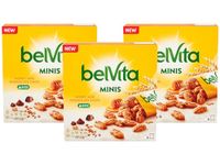 Breakfast Biscuits Bundle with Belvita Minis Honey and Chocolate Chips 210g (Pack of 3 - Total of 18 Servings)