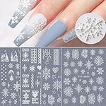 Snowflakes Nail Art Sticker Decals 