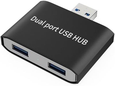 USB Hub,USB Splitter 1 in 2 Out Adapter, Double USB 3.0 Hub for Laptop,Xbox, Wii, PS3, PC, MAC, Mac Book, Tablet, Tab, Console, Printer, Camera