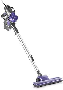Devanti Stick Vacuum Cleaner, Corded Handheld Hand Held Strong Suction Handstick Bagless Car Vac Purple Compact Dustbuster Sweeper Dust Buster Portable for Home Car Stairs, Purple