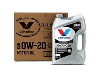 Valvoline Advanced Full Synthetic SAE 0W-20 Motor Oil 5 QT, Case of 3