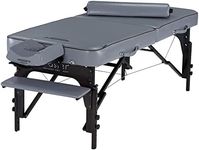 Master Massage 30" Montour LX Massage Table Package with 3" Memory Foam, Dove Grey, 1 Count