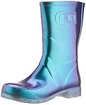 Beck Women's Glossy Rain Boot, Turquoise, 7.5 UK