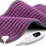 Heating Pad XXXL for Back Pain Relief, Heated Pad for Neck/Shoulders/Leg/Knee/Cramp, Heat Pad Christmas Gifts for Women Men Mom Dad, Stocking Stuffers, 6 Heat Settings Auto-Off, Moist/Dry Heat 17"x33"