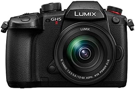 Panasonic LUMIX GH5M2 Mirrorless Camera with wireless live streaming and a LUMIX 12-60mm F3.5-5.6 lens - Black