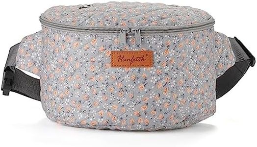 Hanfetch Yarn Crossbody Waist Bag Small Yarn Storage Organizer for Yarn Skeins-Organizer for Crochet Hooks and Other Accessories (Tulip-Orange)