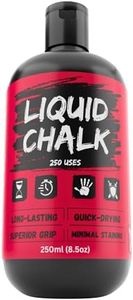 PowerGrip Liquid Chalk - Ultimate Grip Enhancer for Gym, Weightlifting, Climbing & Powerlifting - Long-Lasting Gymnastics Chalk for Rock Climbing, Cheer, and Lifting - Superior Hold, No Mess