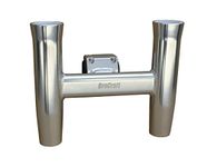 BroCraft Aluminum Clamp - On Twin Fishing Rod Holder / Boat T-TOP Rod Holder