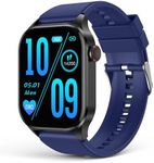 SOUYIE Smart Watch for Men, 2.04-inch AMOLED Display, Infrared True Blood Oxygen Monitor, Heart Rate Sleep Monitor, IP68 Waterproof Fitness Tracker, Compatible with Android and iOS Blue