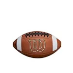 Wilson GST Leather Game Football - 