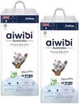 AIWIBI Royal Care Baby Nappy Pants, Size 3 (6-11kg) 96 Count, Ultra Thin, Super Absorption, 360 Stretchy Waistband,Hypoallergenic Training Underwear (2 X 48 Pack)