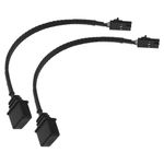 The Lord of the Tools 2PCS Standard 3-Pin ARGB Adapter RGB Adapter Cable Compatible with Corsair Commander Pro Lighting Node Pro Commander Core XT