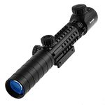 Paike 3-9x32 Hunting Rifle Scope Red/Green Dot Illuminated Sight Optics Tactical Sniper Scopes w/22mm