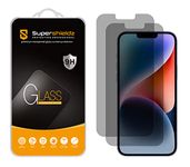 (2 Pack) Supershieldz (Privacy) Anti Spy Screen Protector Designed for iPhone 13 Pro Max/iPhone 14 Plus (6.7 inch) Tempered Glass, Anti Scratch, Bubble Free