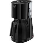 Melitta Enjoy Therm, 1017-06, Filter Coffee Machine with Insulated Jug, Aroma Selector, Black